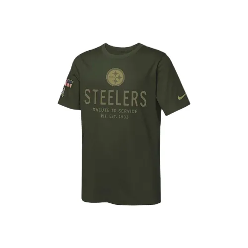 nike x NFL T-рубашка Pittsburgh Steelers Salute To Service Sideline Детская