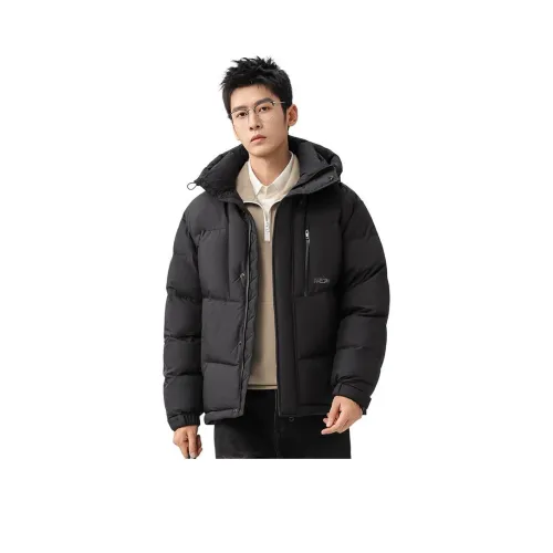 SNOW FLYING Черный Мужской Пуховик