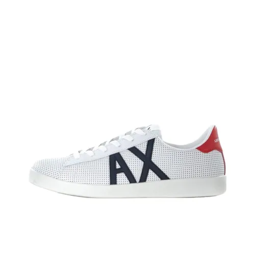 ARMANI EXCHANGEAE Низкие кроссовки для скейтбординга Мужские Белые