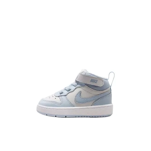 nike Court Borough MID Топ Обувь для малышей Светло-синий Infant And Toddler