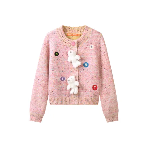 NOISY TEDDY Светло-розовые Женские Свитера