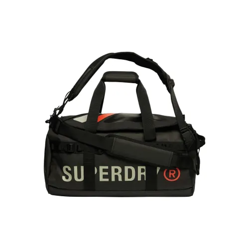 SUPERDRY Водонепроницаемый рюкзак из ткани мужской черный