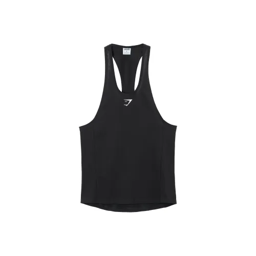 GYMSHARK Мужские черные майки