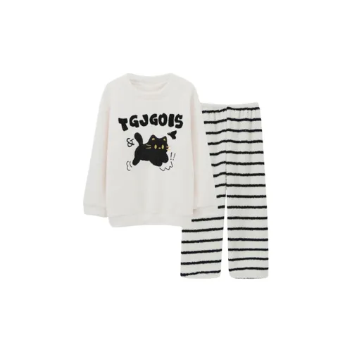 LUYOUYE Indispensable Beauty [Soft Half Fleece Warm Thermal] Women's Pajama Sets