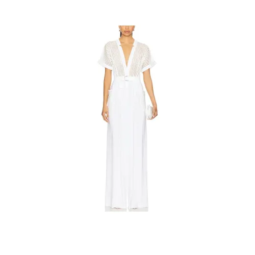 NORMA KAMALI Белый Женский Комбинезон