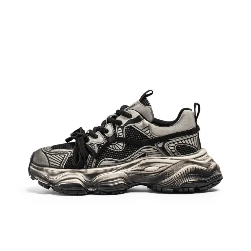 Yalu Preferred Амортизация Увеличение Высоты Устойчивость к Износу Дышащий Противоскользящий Низкий Топ Кроссовки с Толстой Подошвой Мужские