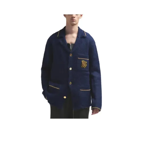 BED J.W. FORD Морской синий Мужской Трикотаж