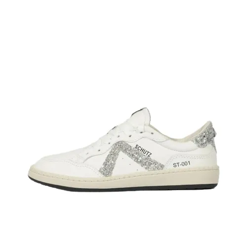 Schutz ST 001 Low Топ Скейтборд Кроссовки Женские Белые