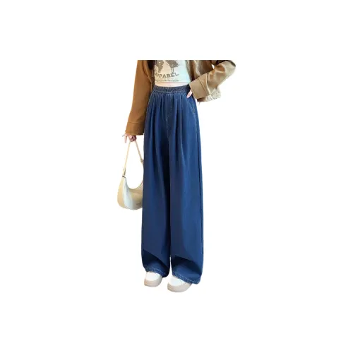 Ya Sheep People Джинсы Женские Винтаж Синий