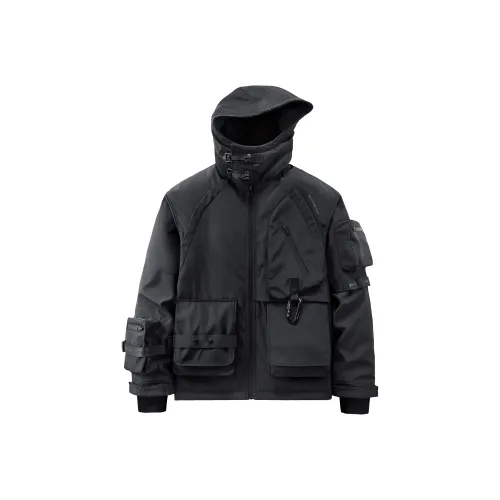 VIP Черный Мужской Пуховик