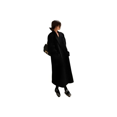 PZHK Черное Женское Пальто