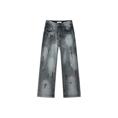 Lee Cooper Осенние и Зимние Джинсы Мужские Черные и Серые