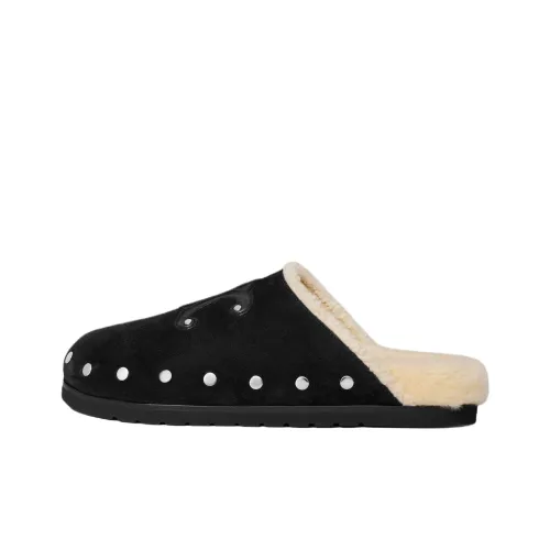 CELINE Резиновая подошва Домашние тапочки Женские Черный