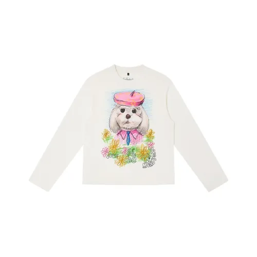 EeeeArtmonster COVER UP Длинный рукав Т-рубашка Унисекс