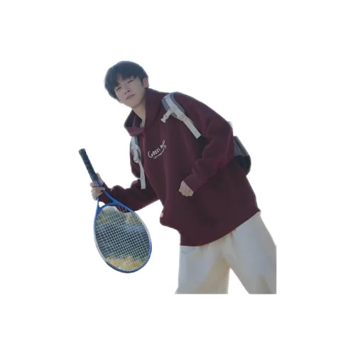 GOYN Бургунди Флис С подкладкой Школьные Свитшоты