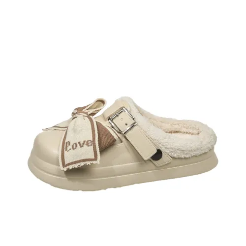 PARK DANCE ЭВА Резиновая подошва Ткани вязаные Противоскользящие Устойчивые к истиранию Тихие Домашние тапочки Женские