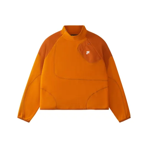 FILA FUSION Пуловер Свитшот Женские Гавайи Закат Желтый