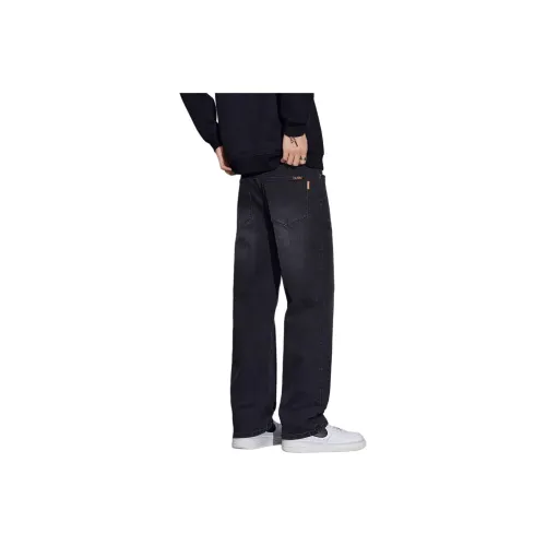 CHAORENBANG Черный Унисекс Джинсы