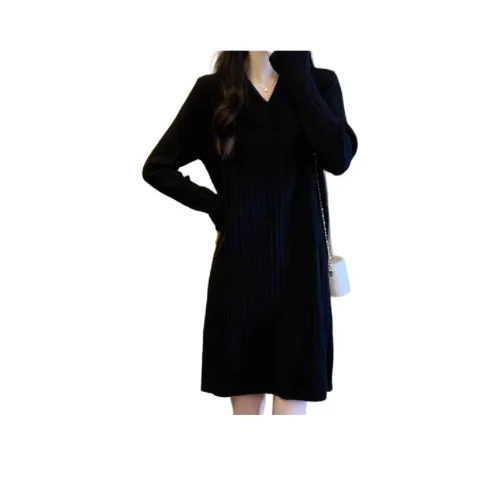 VINMUK Длинное платье с длинными рукавами женское