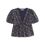 Морской синий цветочный