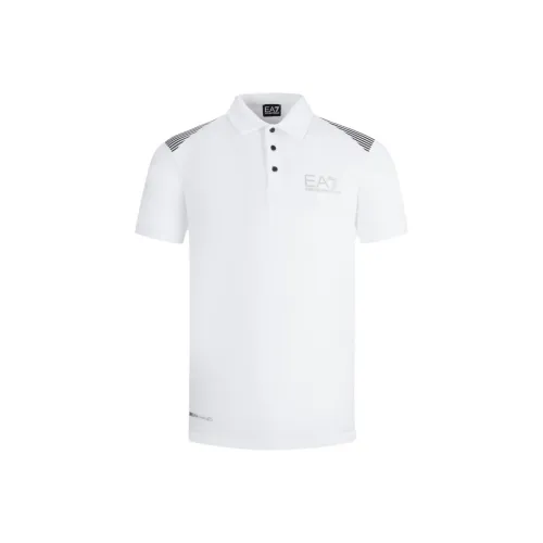 EMPORIO ARMANI EA7 SS24 T Рубашка Мужская Белая
