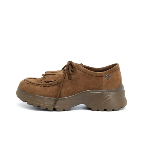 ELLE Birkenstock Позиционирование стиля Удобный Kangaroo Обувь Derby Обувь Женские 2025 Женская обувь