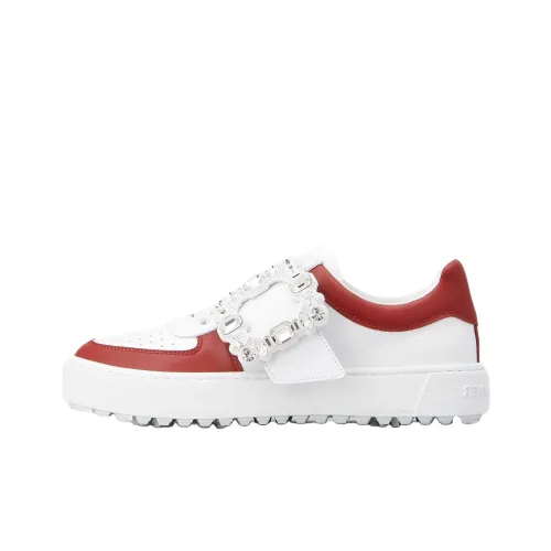 Roger Vivier Very Vivier Low Топ Кроссовки для скейтбординга Женские Белые