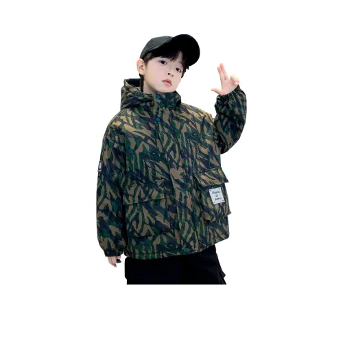 The panda is round Хлопковый пуховик для детей