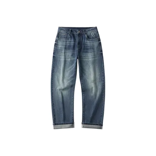 CHAORENBANG Синий Мужской Джинсы