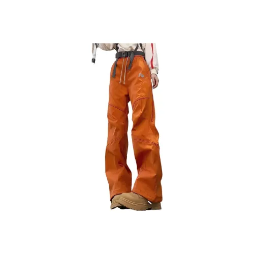 DANJUE Sunset Orange Унисекс Повседневные Штаны