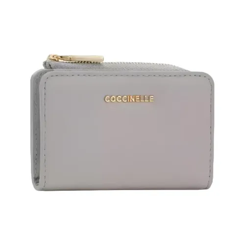 COCCINELLE Коровья кожа Держатель для карт Женский Холодный серый