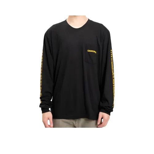 Chrome Hearts Черный Унисекс T-рубашки