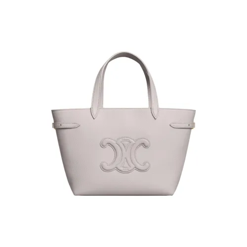 CELINE Cuir Triomphe Телячья кожа Одно плечо Сумка Мини Женская Серый