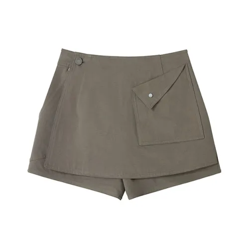 UENA Серый Зеленый В наличии Женские Карго Шорты