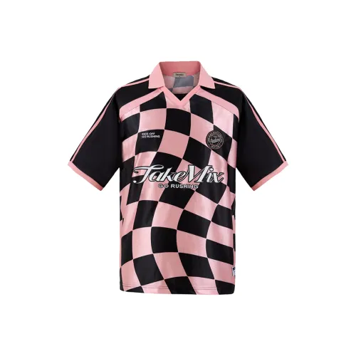 TAKEMIX Розовый Унисекс Футбольные Джерси