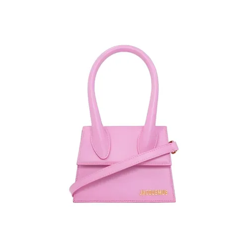 Jacquemus Le Chiquito Moyen Кожа Сумка Женская Светло-Розовая