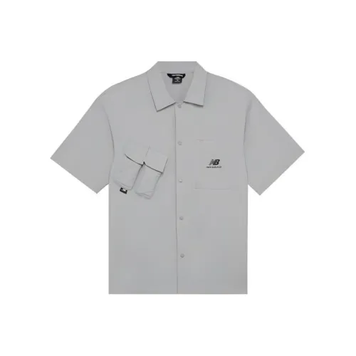 New Balance Серые Мужские Рубашки