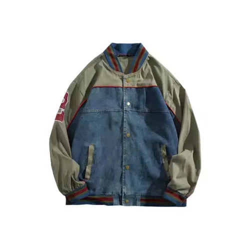 THINGYLAB Синий Мужской Джинсовые Куртки