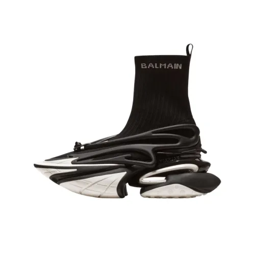 BALMAIN Высокий Топ Повседневная Обувь Мужская Черная