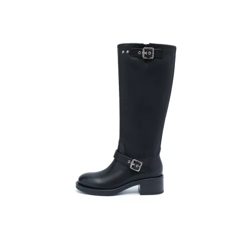 ELLE Колено Высокие сапоги Черные Женские