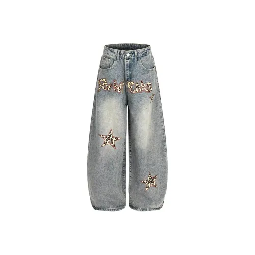 NRXX Blue Men's Jeans NRXX Синий Мужской Джинсы