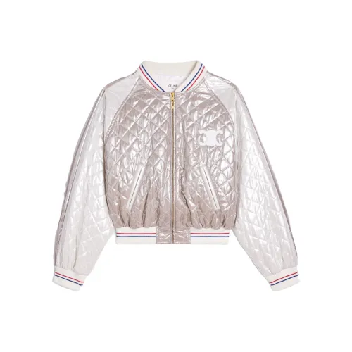 CELINE SS23 Куртки Пальто Женские Серебряные