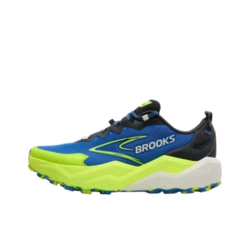 Brooks Caldera 8 Дышащие Поддерживающие Беговые Кроссовки Мужские Синие Зеленые
