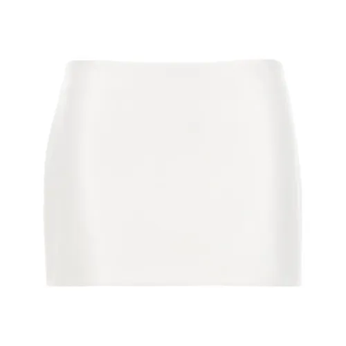 KHAITE Кожаные короткие юбки женские