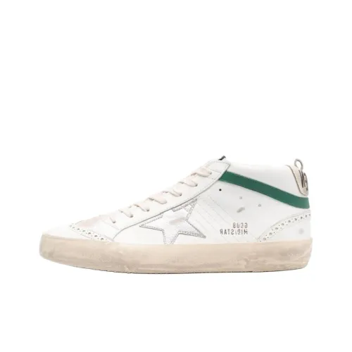 Golden Goose Mid Star Скейтборд Кроссовки Мужские Белые