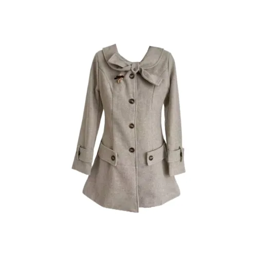 YGPRW Бежевый Коричневый Женское Пальто