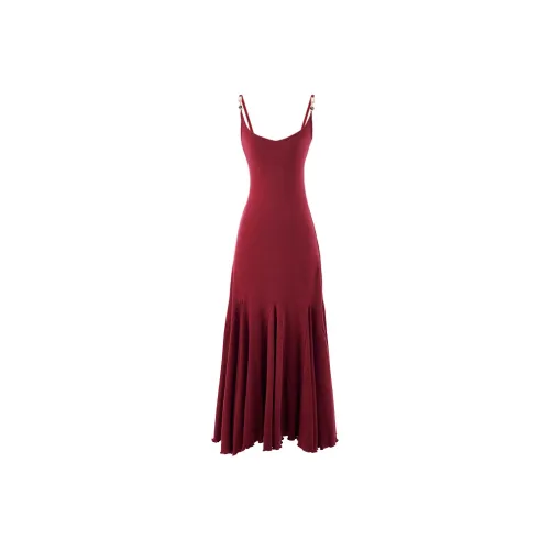 Blovelan SAINT LAURENT Red Dress Women's Sleepwear