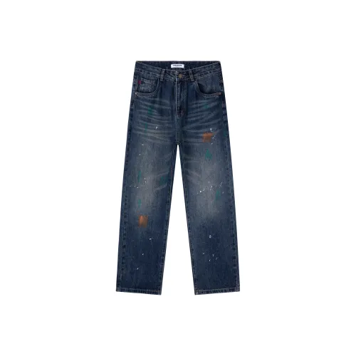 CHOCOOLATE XPB0439 Blue Unisex Jeans CHOCOOLATE XPB0439 Синий Унисекс Джинсы