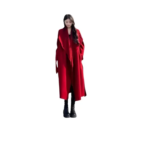 PZHK Red Women's Coat PZHK Красный Женский Пальто