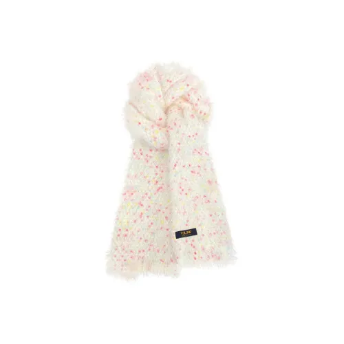 YALMY Вязаные шарфы из искусственного норкового меха унисекс